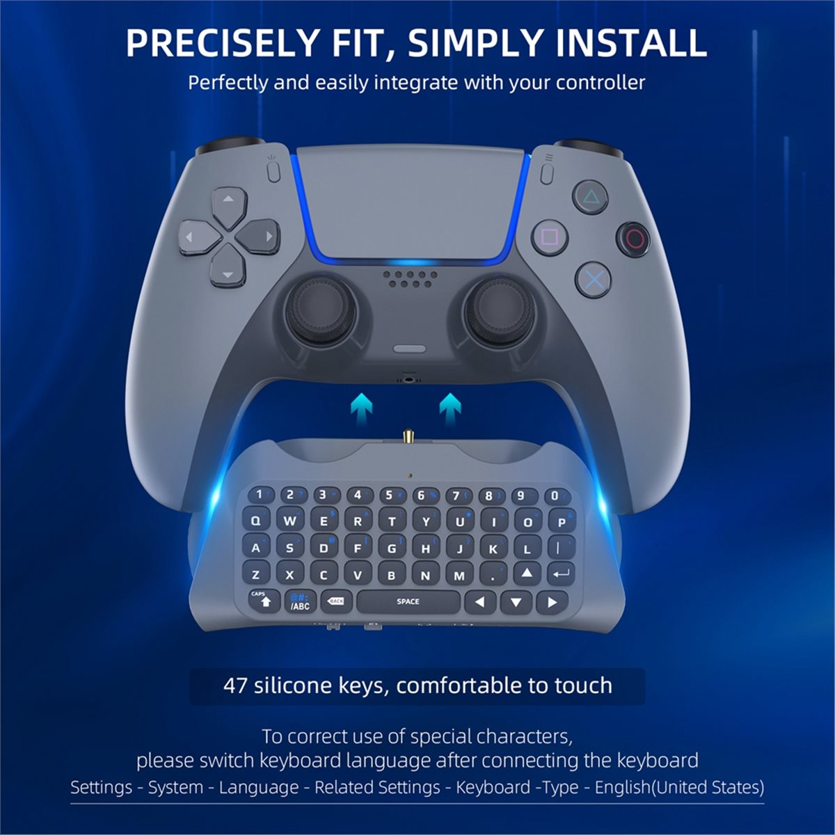 Gaming Accessories Ps5 - لوحة مفاتيح لاسلكية للألعاب من Goodidea