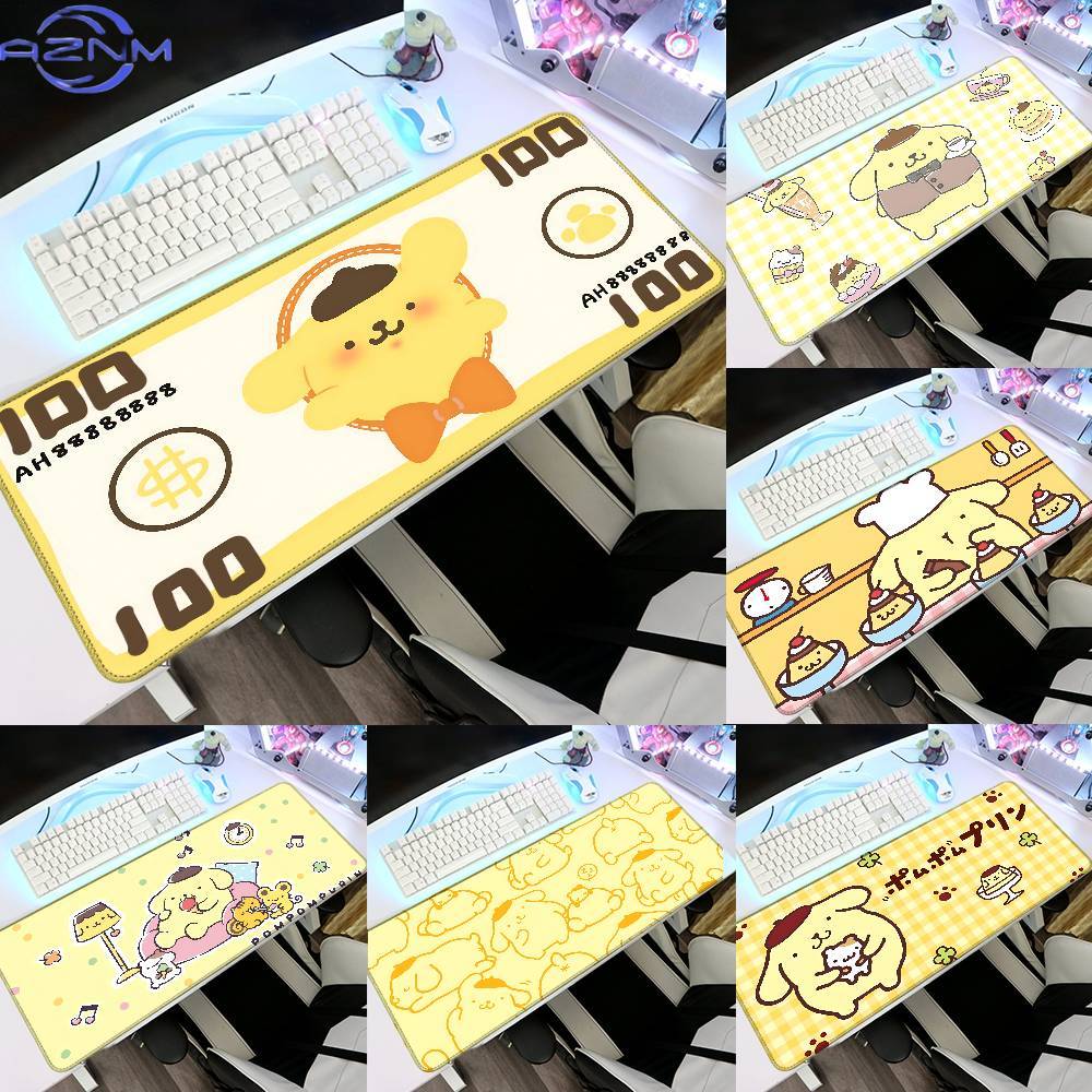 Gaming Accessories Table - وسادة فأرة لطيفة بتصميم P-Pompompurin، مصنوعة
