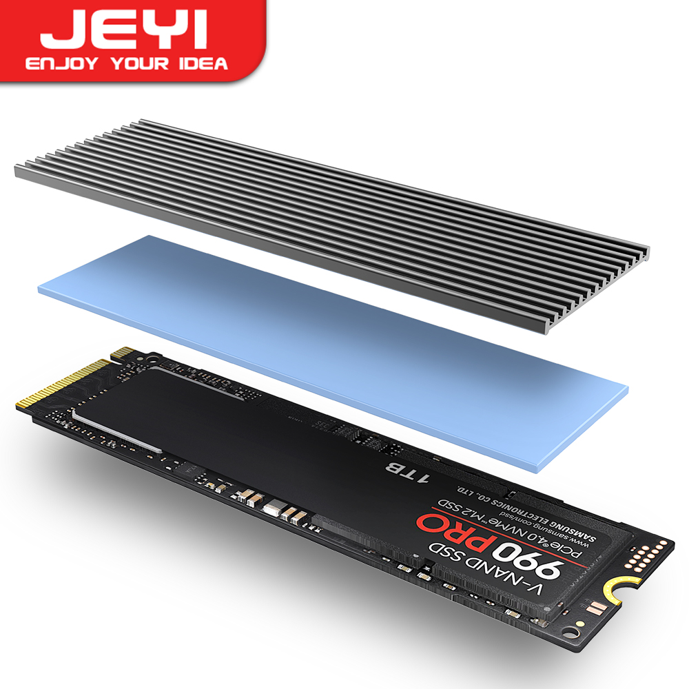 M2 Heatsink Cooler - JEYI M.2 SSD المبرد، الألومنيوم PS5