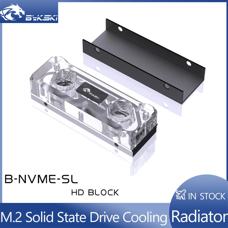 M2 Heatsink Cooler - Bykski-محرك أقراص صلبة ، مبرد قرص