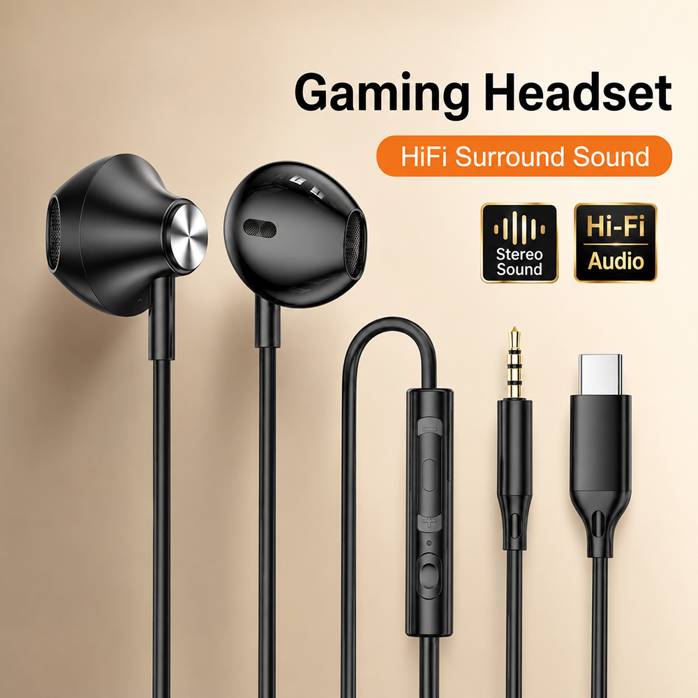 Xiaomi Gaming Accessories - سماعات رأس هاي فاي محيطية بصوت