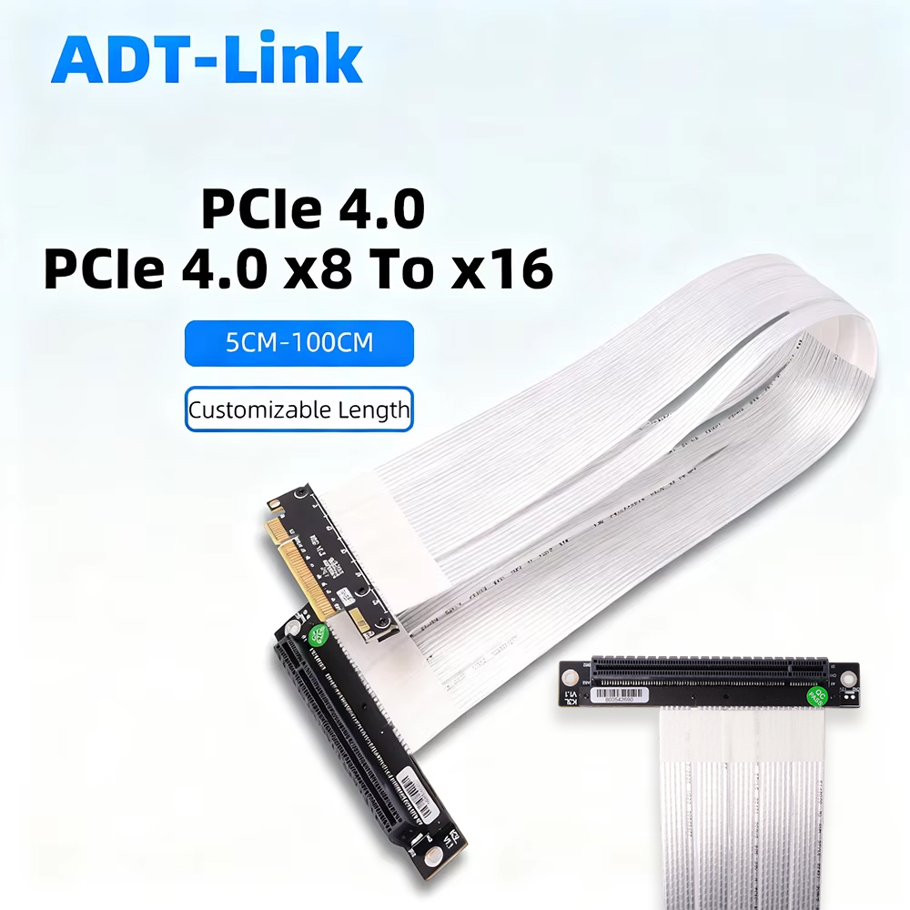 Vertical Gpu Bracket - ADT-Link PCIE 4.0 3.0 X8 إلى