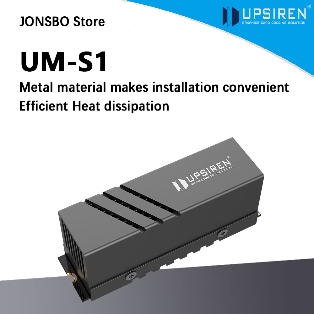 M2 Heatsink Cooler - مشتت حراري UPSIREN UM-S1 2280 أسود