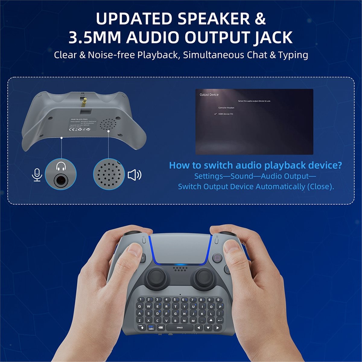 لوحة مفاتيح لاسلكية للألعاب من - مراجعة Gaming Accessories Ps5 وسعره