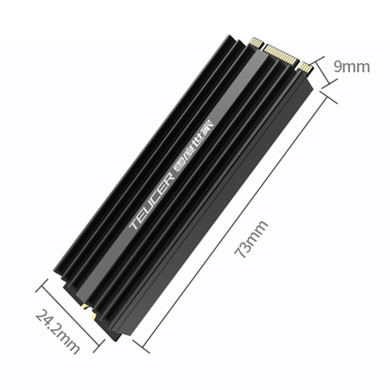 TEUCER M2 SSD المبرد NVME 2280 - مراجعة M2 Heatsink Cooler وسعره