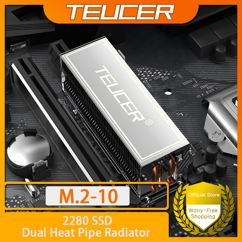 TEUCER M.2 SSD بالوعة الحرارة  - مراجعة M2 Heatsink Cooler وسعره