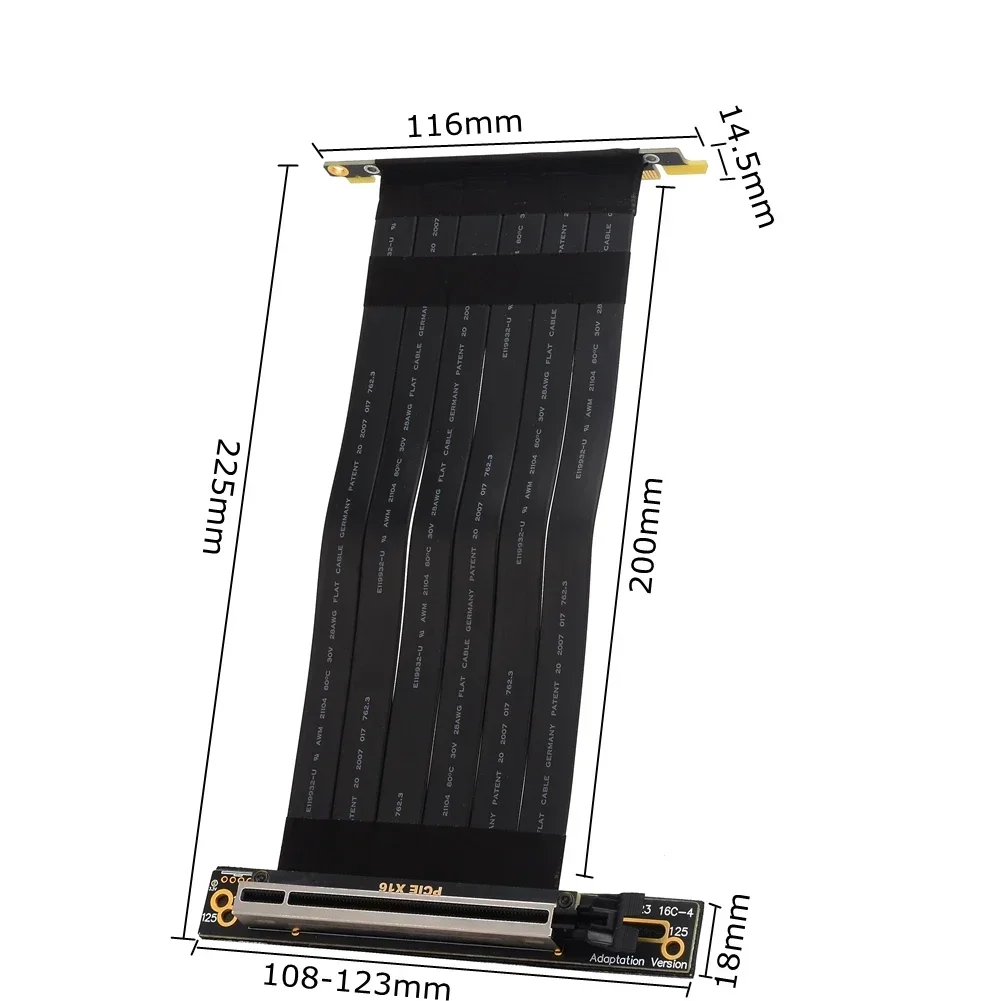 كابل تمديد PCI Express X4 X8 X - مراجعة Vertical Gpu Bracket وسعره