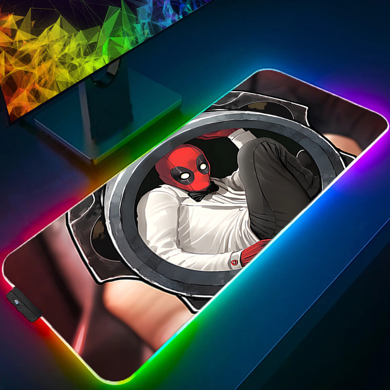 لوحة ماوس LED للألعاب بإضاءة خ - مراجعة Gaming Accessories Desktop وسعره