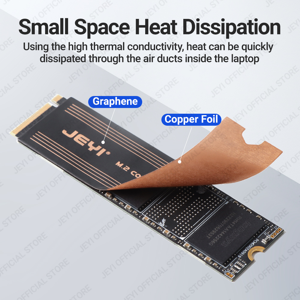 مشتت حراري JEYI من الجرافين لأ - مراجعة M2 Heatsink Cooler وسعره