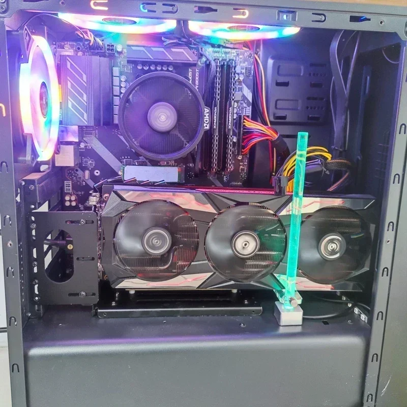 حامل بطاقة رسومات جديد من نوع  - مراجعة Vertical Gpu Bracket وسعره