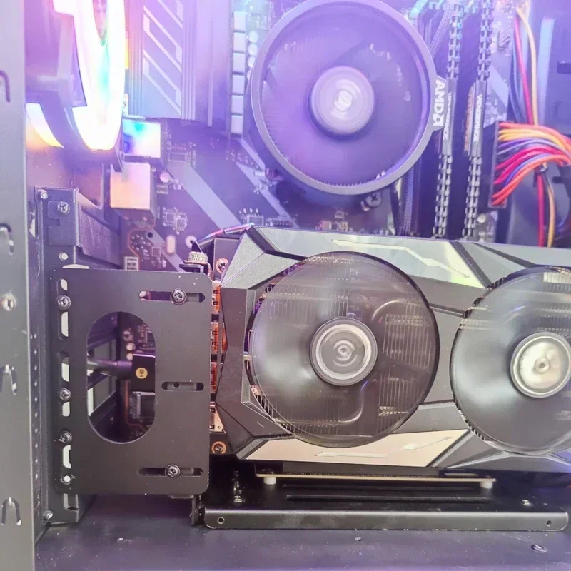 حامل بطاقة رسومات جديد من نوع  - مراجعة Vertical Gpu Bracket وسعره