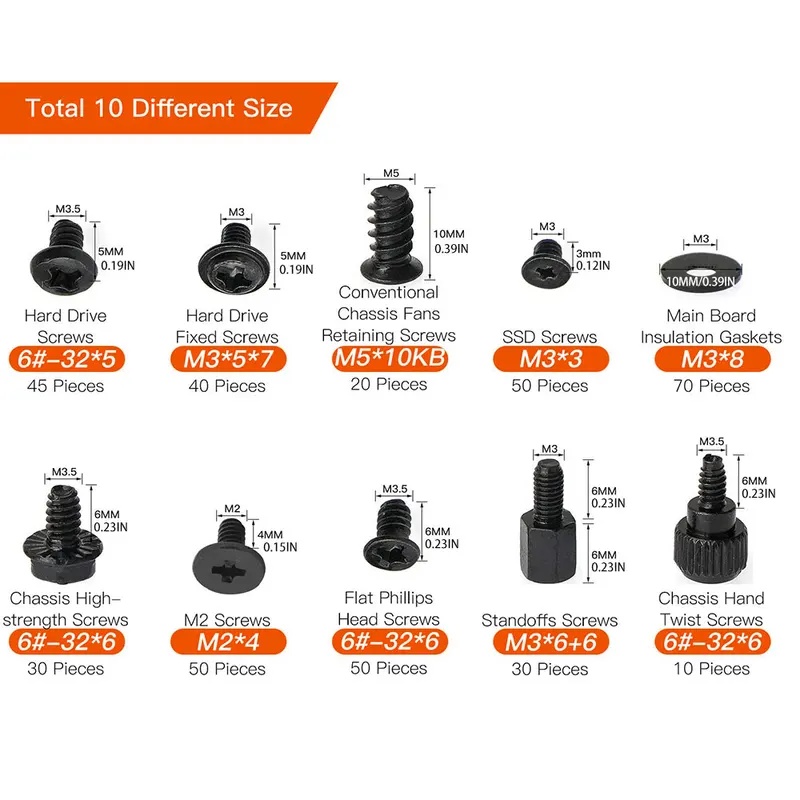 مجموعة مسامير كمبيوتر 400 قطعة - مراجعة M2 Heatsink Cooler وسعره
