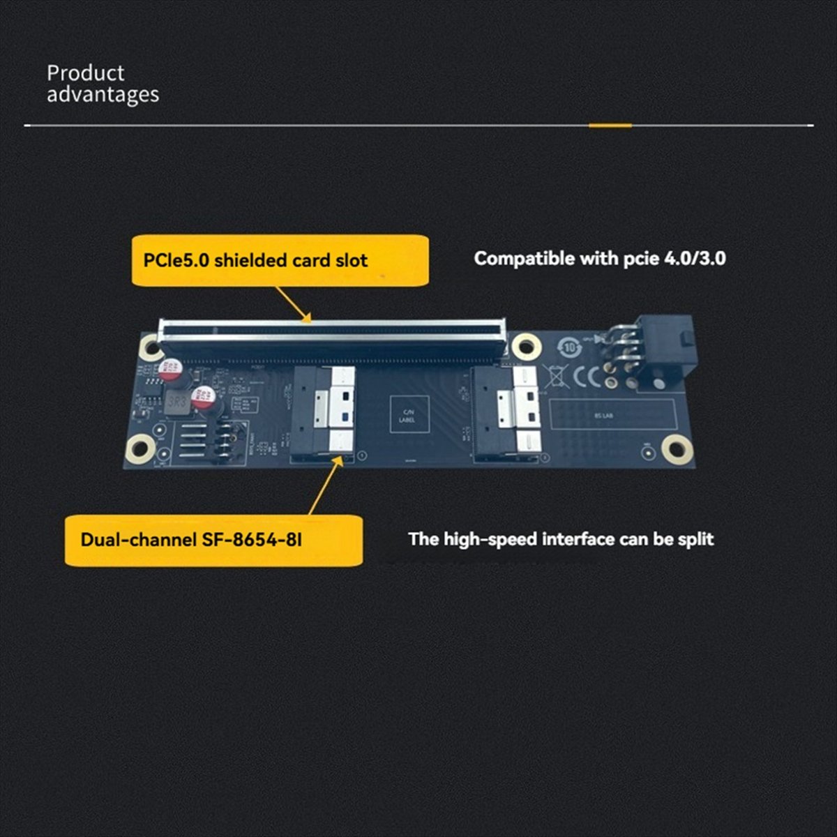 A10I 2 منفذ PCI-E 4.0X16 إلى S - مراجعة Vertical Gpu Bracket وسعره