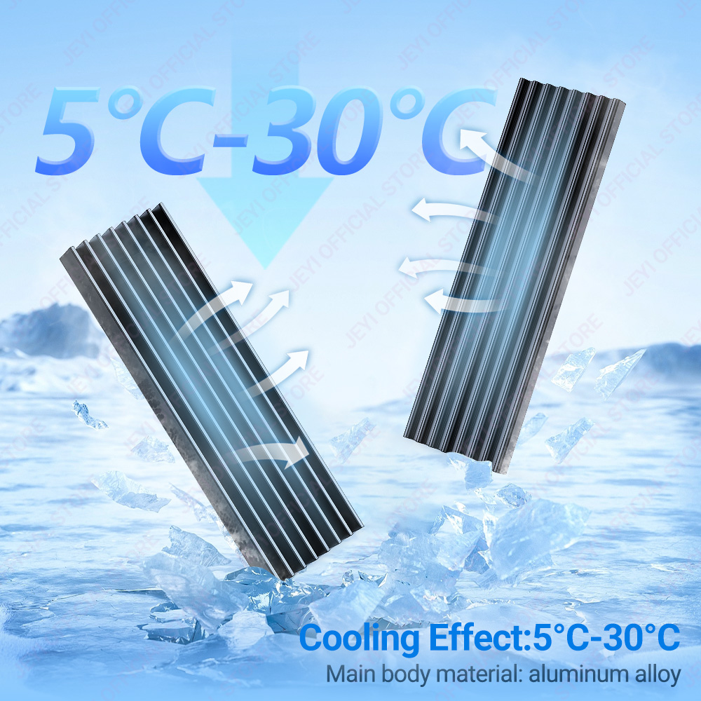 JEYI M.2 SSD مبرد ألومنيوم متع - مراجعة M2 Heatsink Cooler وسعره