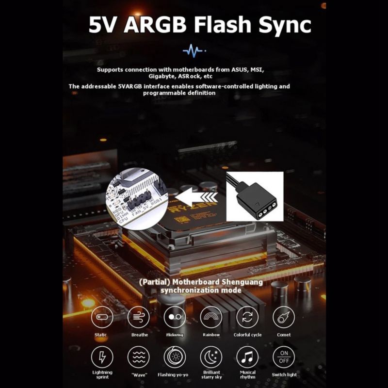 مبرد DT21 5V ARGB Sync M.2 SSD - مراجعة M2 Heatsink Cooler وسعره