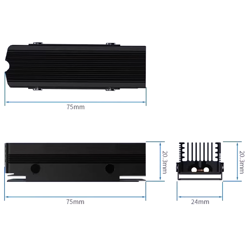 مشتت حراري SSD-V3 M.2 NVMe 228 - مراجعة M2 Heatsink Cooler وسعره