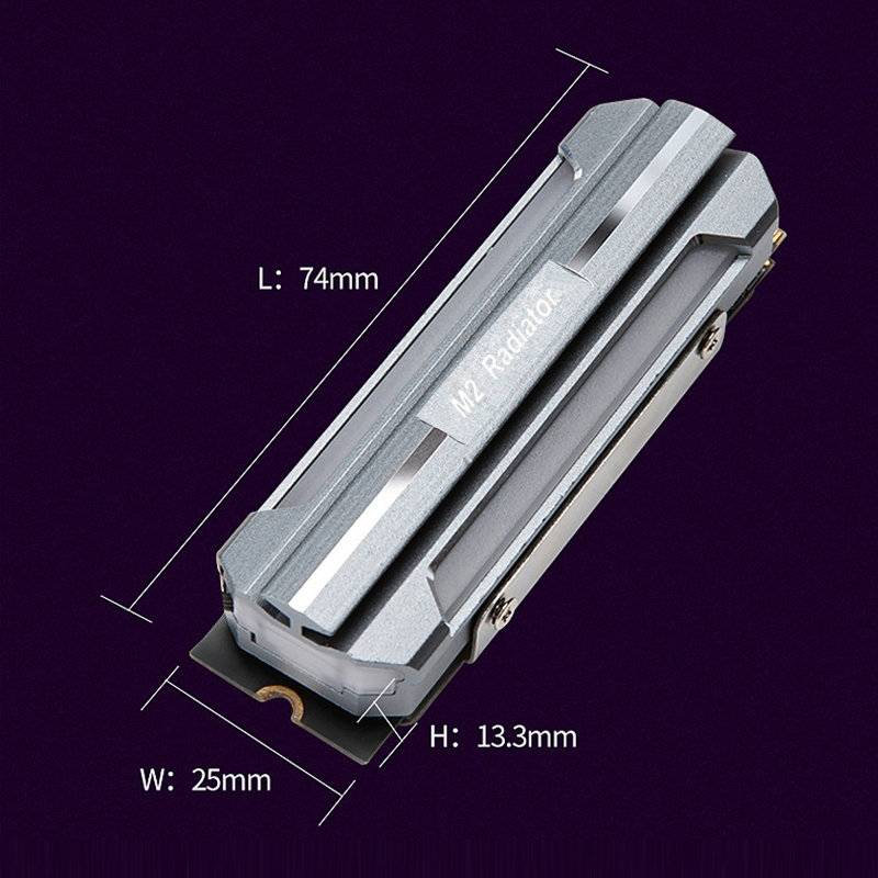 مبرد قرص صلب M.2 NVME SSD مع إ - مراجعة M2 Heatsink Cooler وسعره