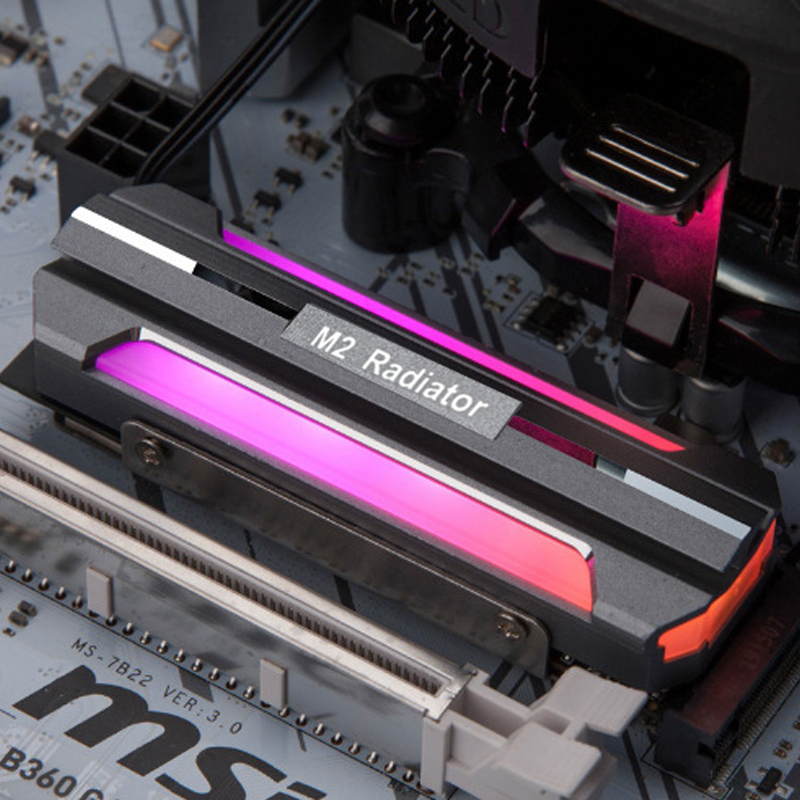مبرد قرص صلب M.2 NVME SSD مع إ - مراجعة M2 Heatsink Cooler وسعره