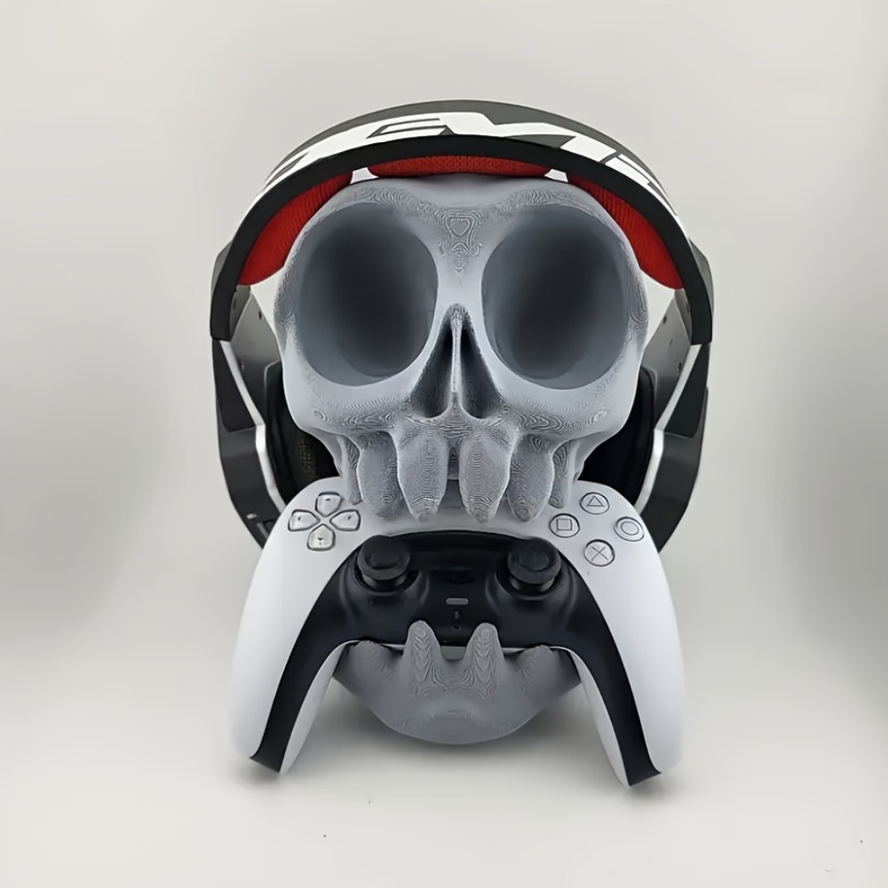 حامل تحكم على شكل جمجمة وحامل  - مراجعة Gaming Accessories Desktop وسعره