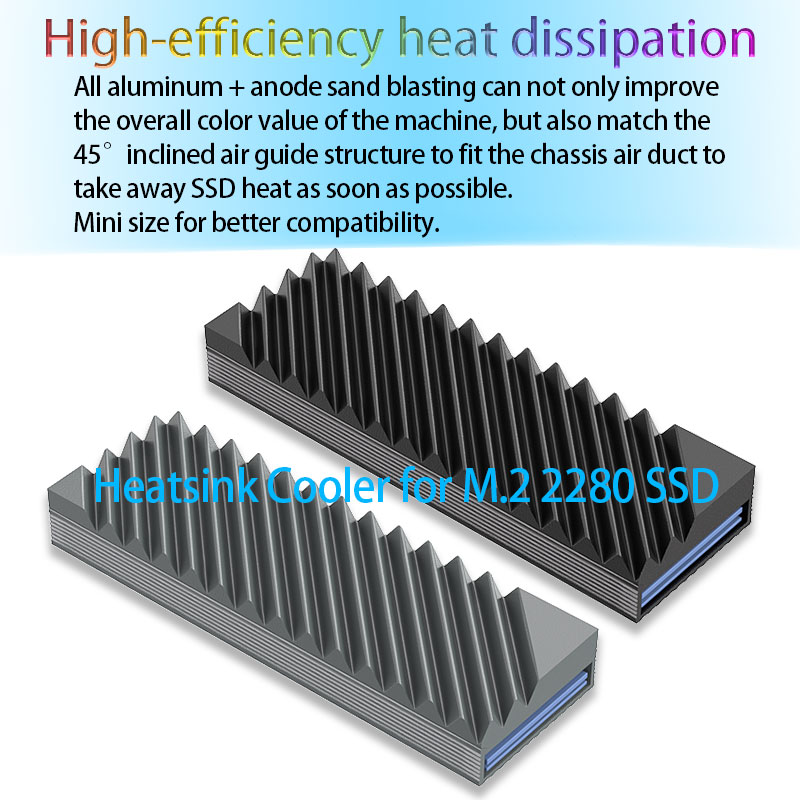 مشتت حراري M.2 SSD NVMe لقرص ا - مراجعة M2 Heatsink Cooler وسعره
