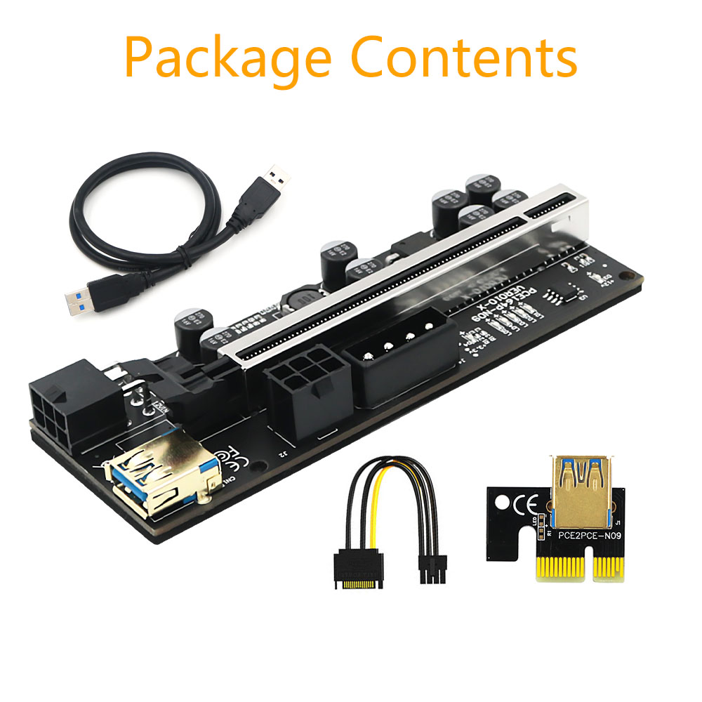 PCIE Riser 010 010X VER010X 01 - مراجعة Vertical Gpu Bracket وسعره