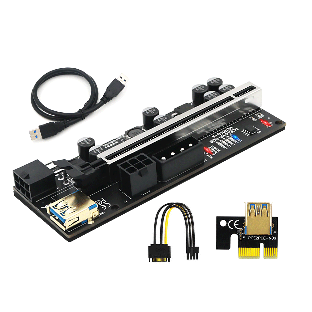 PCIE Riser 010 010X VER010X 01 - مراجعة Vertical Gpu Bracket وسعره