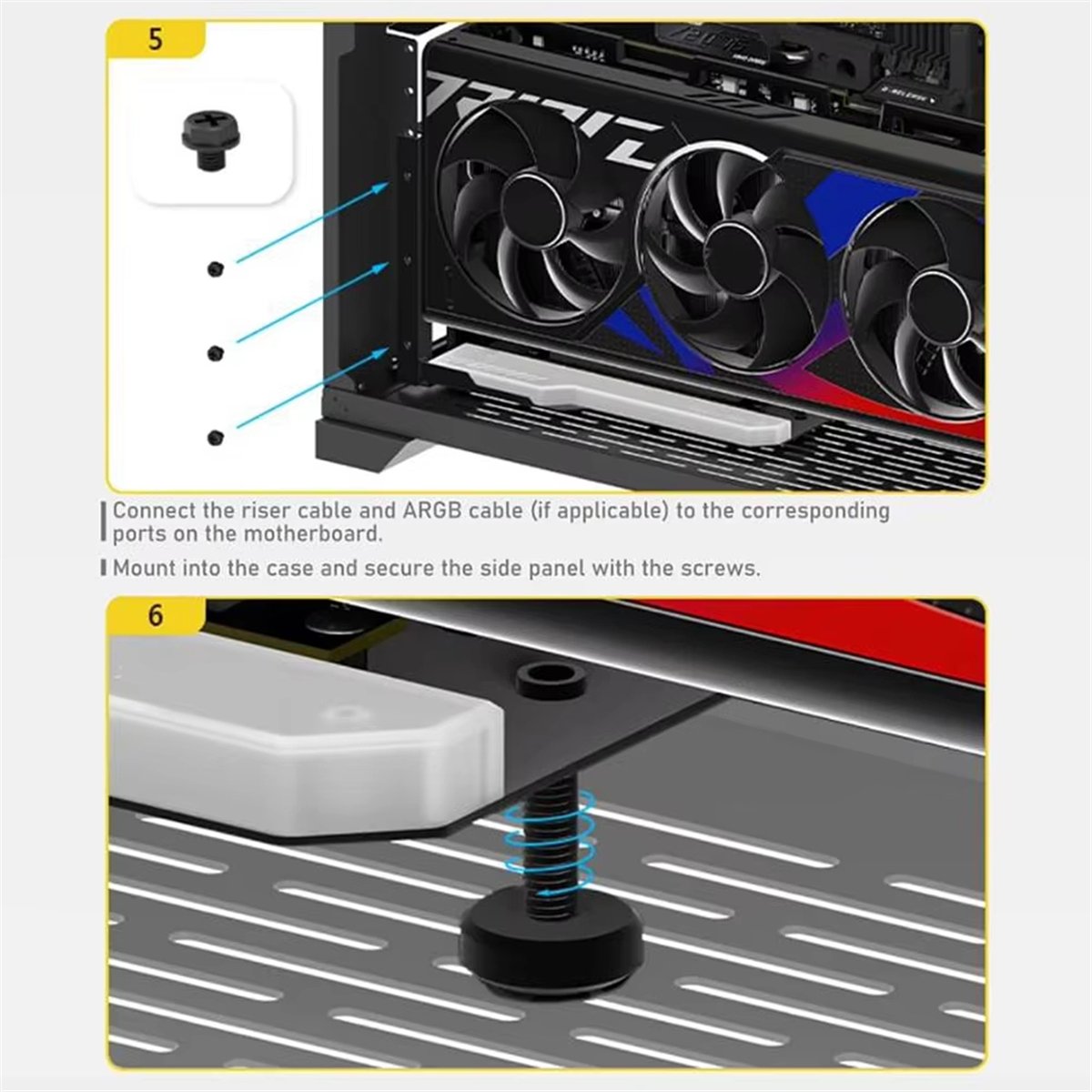 حامل تثبيت عمودي لبطاقة الرسوم - مراجعة Vertical Gpu Bracket وسعره