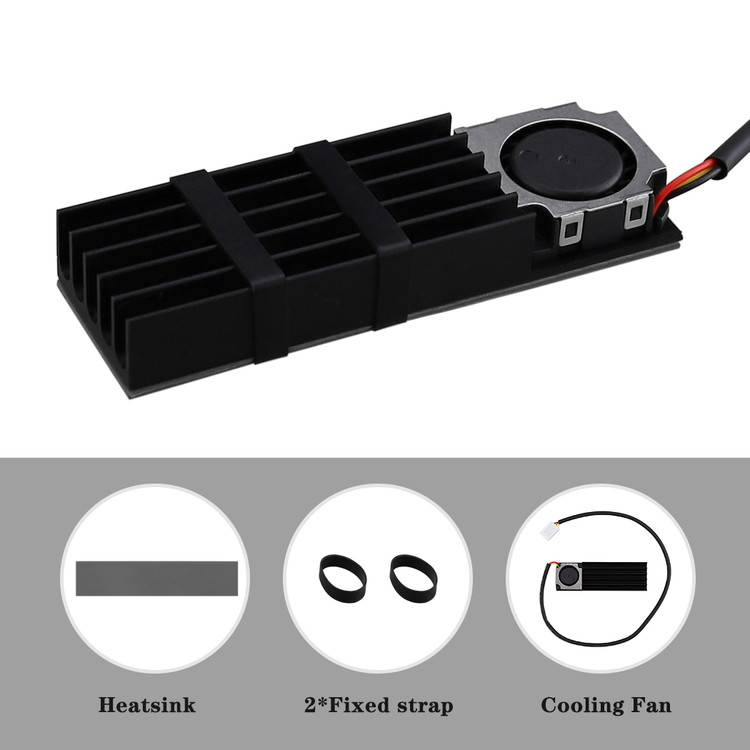Gdstime M.2 2280 22110 مروحة ا - مراجعة M2 Heatsink Cooler وسعره