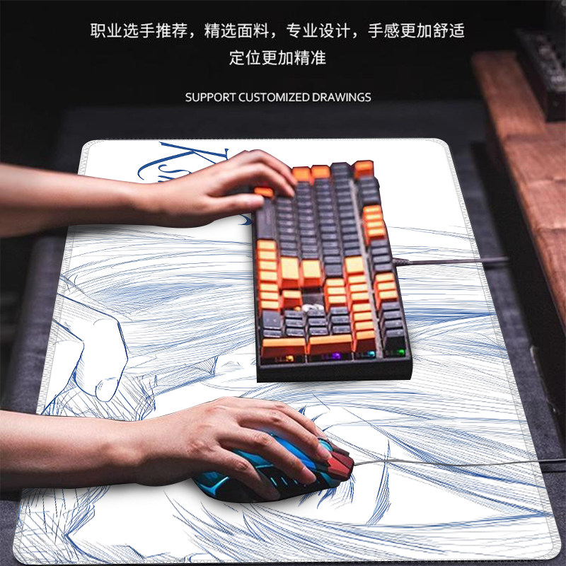 لوحة ماوس كبيرة بتصميم شخصية أ - مراجعة Gaming Accessories Table وسعره