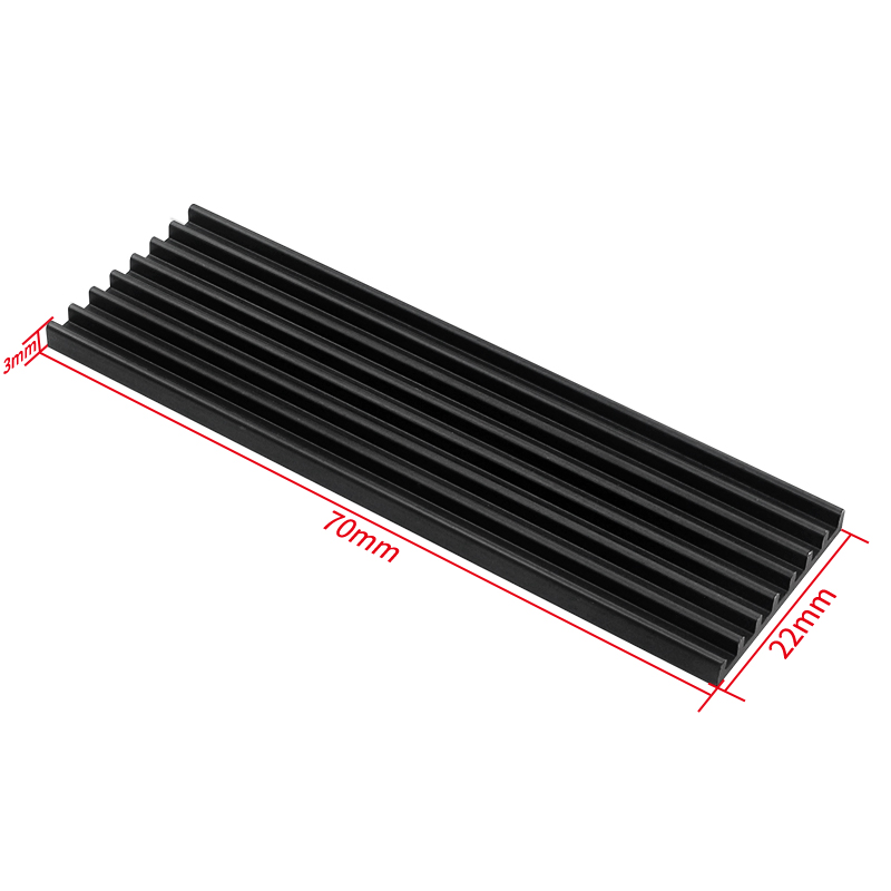 M.2 SSD المبرد مشعاع ألومنيوم  - مراجعة M2 Heatsink Cooler وسعره